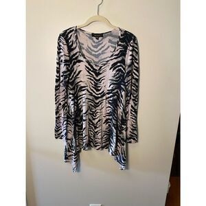 Carole Little Animal Print Tunic